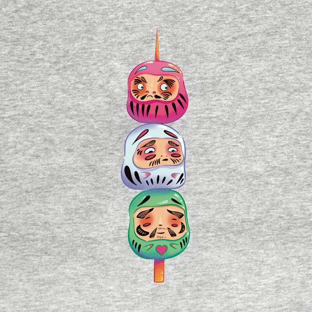 Dango Daruma Japan by phanconghoan